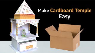 How to Make Cardboard Temple | #Temple | #मंदिर   |  Best Devotional Temple DIY