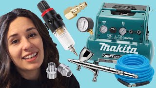 HOW TO Set Up your SHOP or HOBBY AIR COMPRESSOR for AIRBRUSH a Beginners Guide!