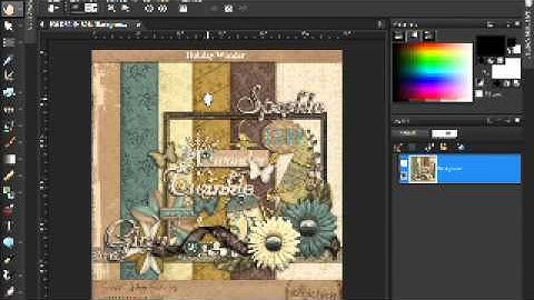 Creating your First Digital Scrapbooking Layout