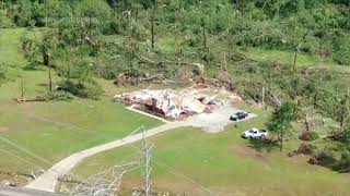 Tennessee tornado damage: Drone video shows destruction