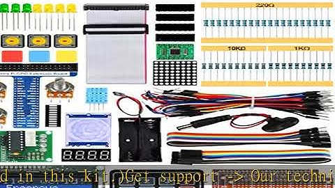 FREENOVE Ultimate Starter Kit for Raspberry Pi 4 B 3 B+ 400, 558-Page Detailed Tutorial, Python C J