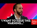 Just in el salvador president nayib bukele warns of dark forces in anticrime speech at cpac