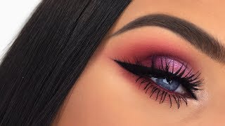 Huda Beauty Desert Dusk Palette | Half Cut Crease Makeup Tutorial