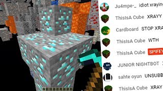 So I xrayed on my minecraft live stream…