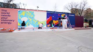 Dropbox Live Mural: Reimagining the Future | Dropbox at SXSW | Dropbox