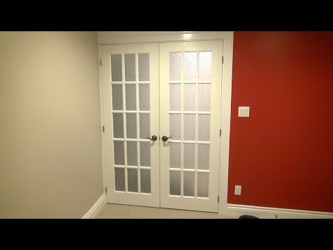 how-to-install-double-french-doors---the-burke-home-theater-project