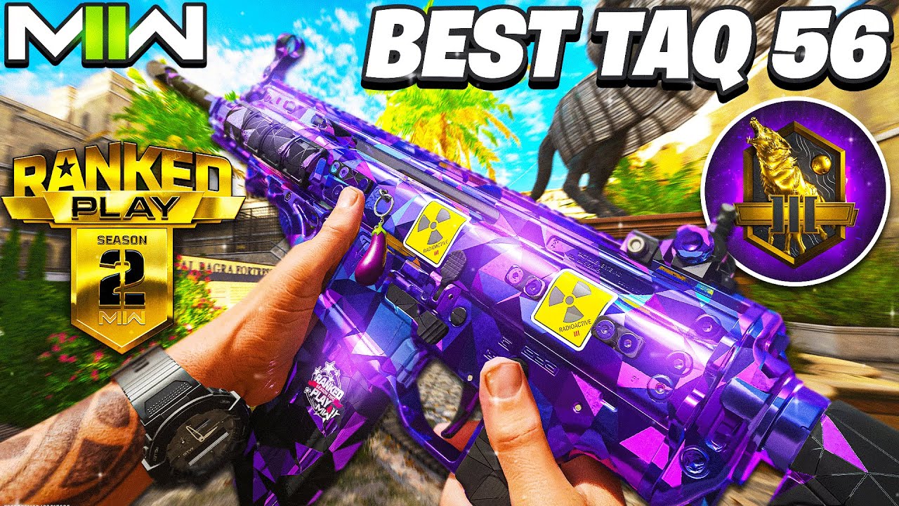 BEST RANKED PLAY TAQ-56 SETUP in MW2! (Best TAQ 56 Class Setup