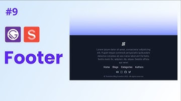 #09 - React Blog Website with Gatsby.js & Sanity.io | Footer