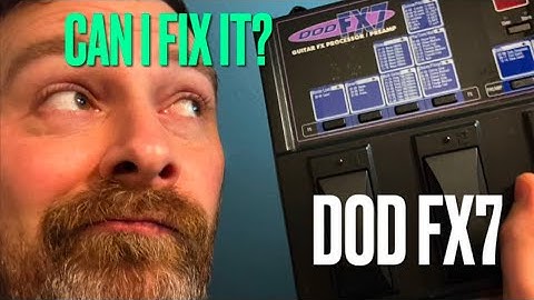 Repairing My Old DOD FX7- Encoder Replacement