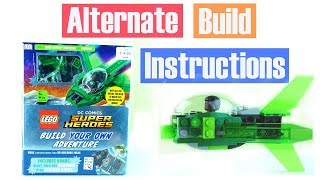 Lego Dc Super Heroes Green Lantern Book Alternate Build Instructions Victor Loves Toys