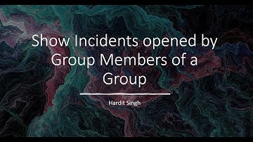 Show Incidents created by Group members | How to call Script Include function in Reports |ServiceNow