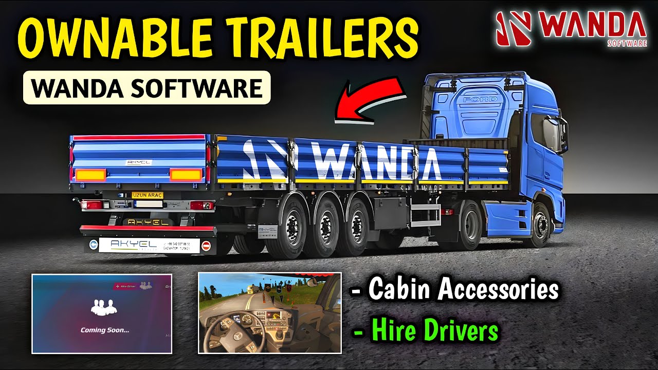 🚚Cabin Accessories, Ownable Trailers, Drivers and more for Truckers of ...