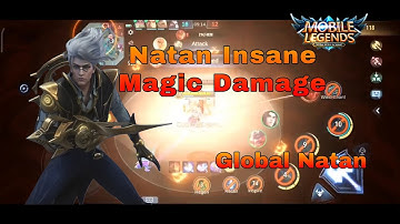 Natan New Mage Build || Natan Best New Build 2023 | Natan Gameplay MLBB  #mobilelegends #viralvideo