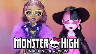 MONSTER HIGH CORE REFRESH DRACULAURA &amp; CLAWDEEN DOLL REVIEW &amp; UNBOXING •JackyOhhh