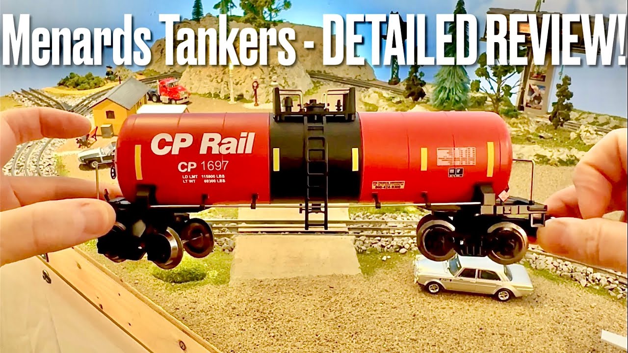 DETAILED REVIEW of MENARDS Modern Tank Cars 