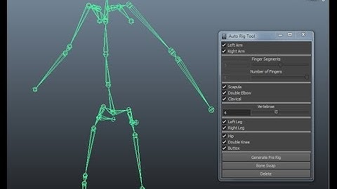 Maya Auto Rig Script
