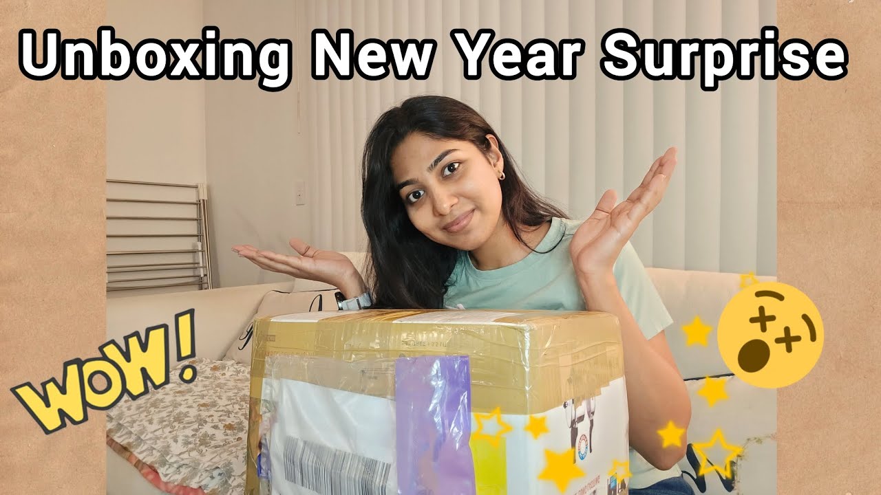 Unboxing New Year Surprise Package 📦 | Poorna K Narasimhan 