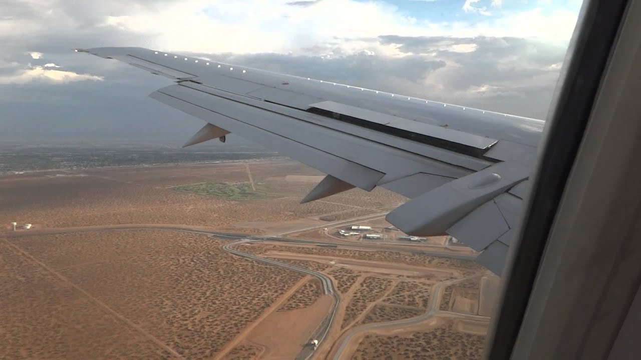 Southwest Airlines landing El Paso, TX coming from Dallas, TX take 3 YouTube