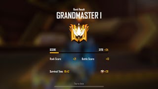 Grandmaster In 8 Hours Without Squad🤯 || Best Rank Up Journey || Mode Tank🎯🦍
