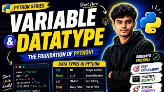 Python Variables & Data Type | Python for beginners | Hindi