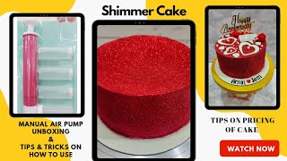 HUSAINI MART 1 Cake Shimmer Pump Manual Airbrush Pump for Decorating Cake,  Cupcake, Dessert and