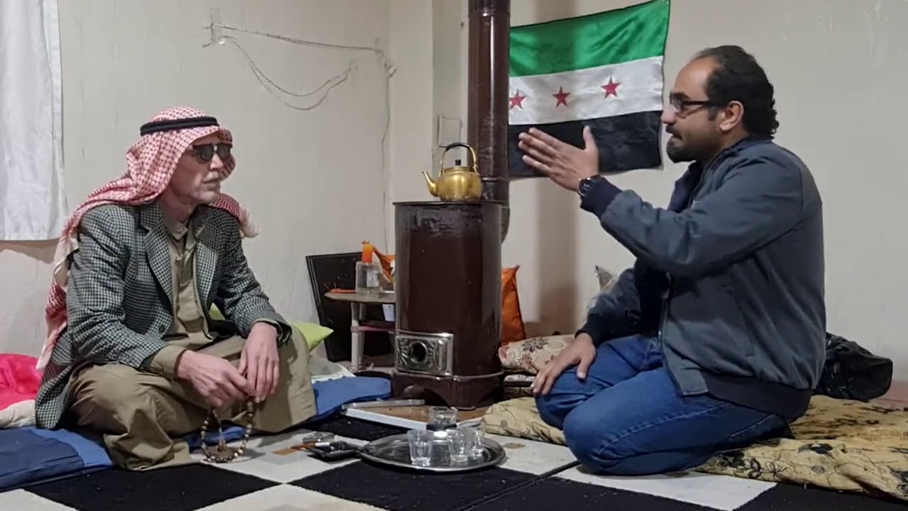 الحلقة الثانية عشر من مسلسل : يوميات نازح مع الخال ابو رفعت (الشرف والأخلاق)لوحات فنية كوميدية ساخرة