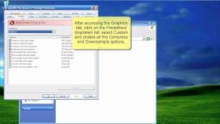 In novapdf standard and professional there is a graphics tab that lets
you select several predefined graphic options. by default compress
selected, which ...
