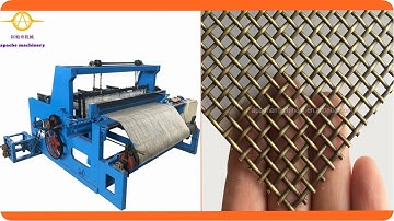 APACHE crimped wire mesh making machine 0.5-2.5mm Full automatic