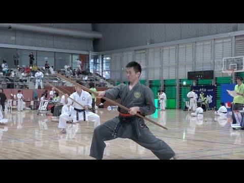 第三回全日本琉球古武道選手権大会 一般男子有段者 棒 Ryukyu Kobudo Karate Okinawa