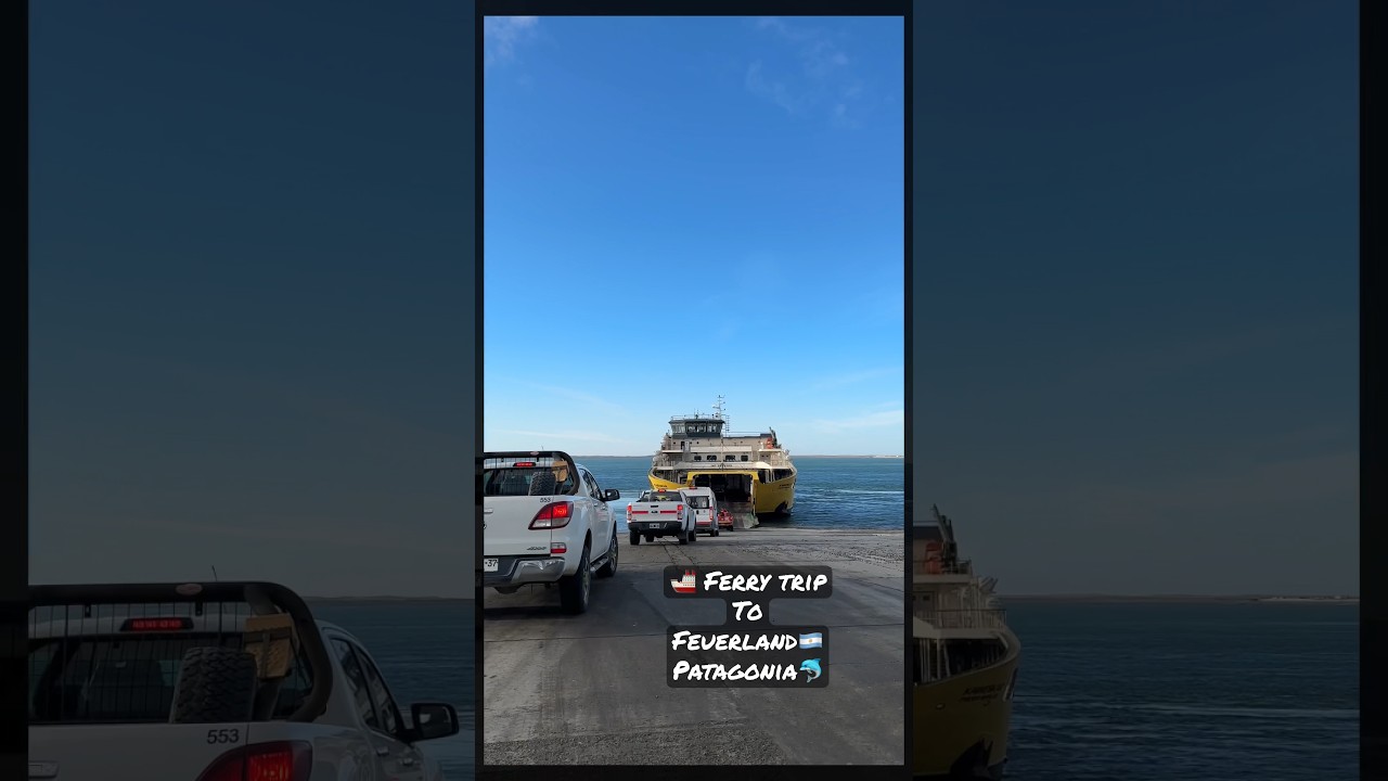 🚢 Ferry Trip to Feuerland 🇦🇷Patagonia 🐬