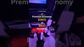 We SPENT $$1000 extra?! #airnz #premiumeconomy #shortsfeed #comparison #flight
