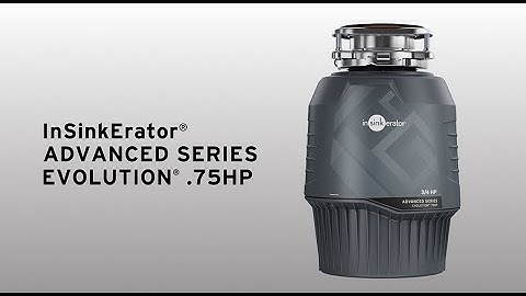 InSinkErator® Evolution .75HP Food Waste Disposer