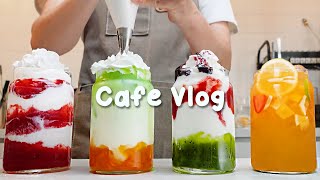 보기 좋은 음료는 맛도 좋다30mins Cafe Vlog/카페브이로그/cafe vlog/asmr/Tasty Coffee#514