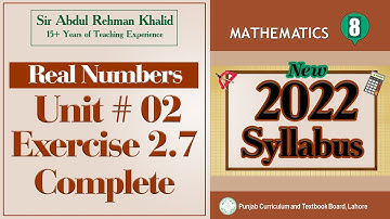 Exercise 2.7 Class 8 @educationuptoclass12