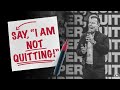 I Am Not Quitting! | Pastor At Boshoff