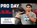 Matt Corral Pro Day Highlights