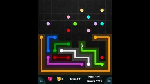 11 × 11 MANIA LEVEL 79 - FLOW GAME ON FACEBOOK Connect the dots