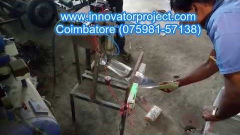 Accident prevention system for pneumatic punching machine / mechanical engineering projects