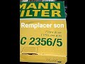 Remplacer le filtre  air bote filtrante super 5