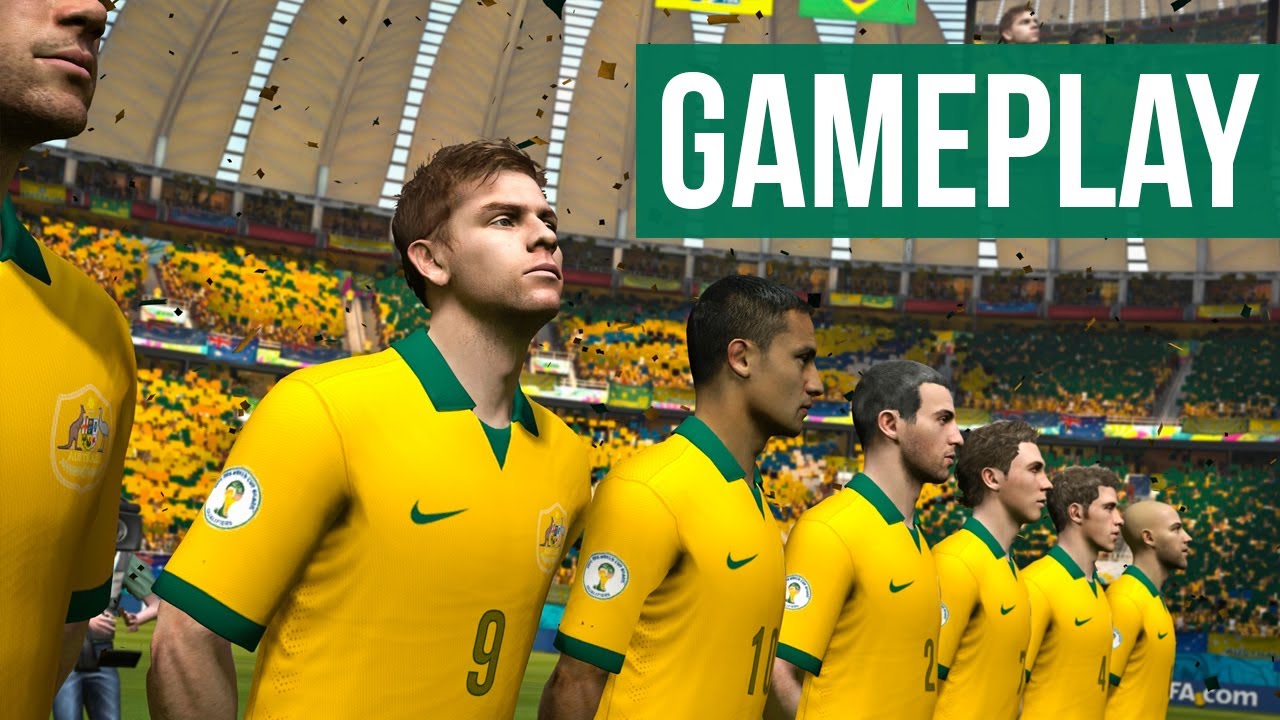 2014 FIFA World Cup Brazil Gameplay - ENGLAND vs BRAZIL