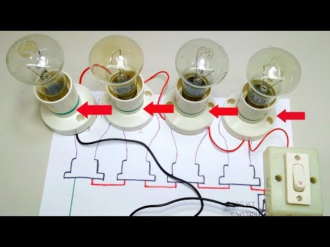how to make a series bulb connection