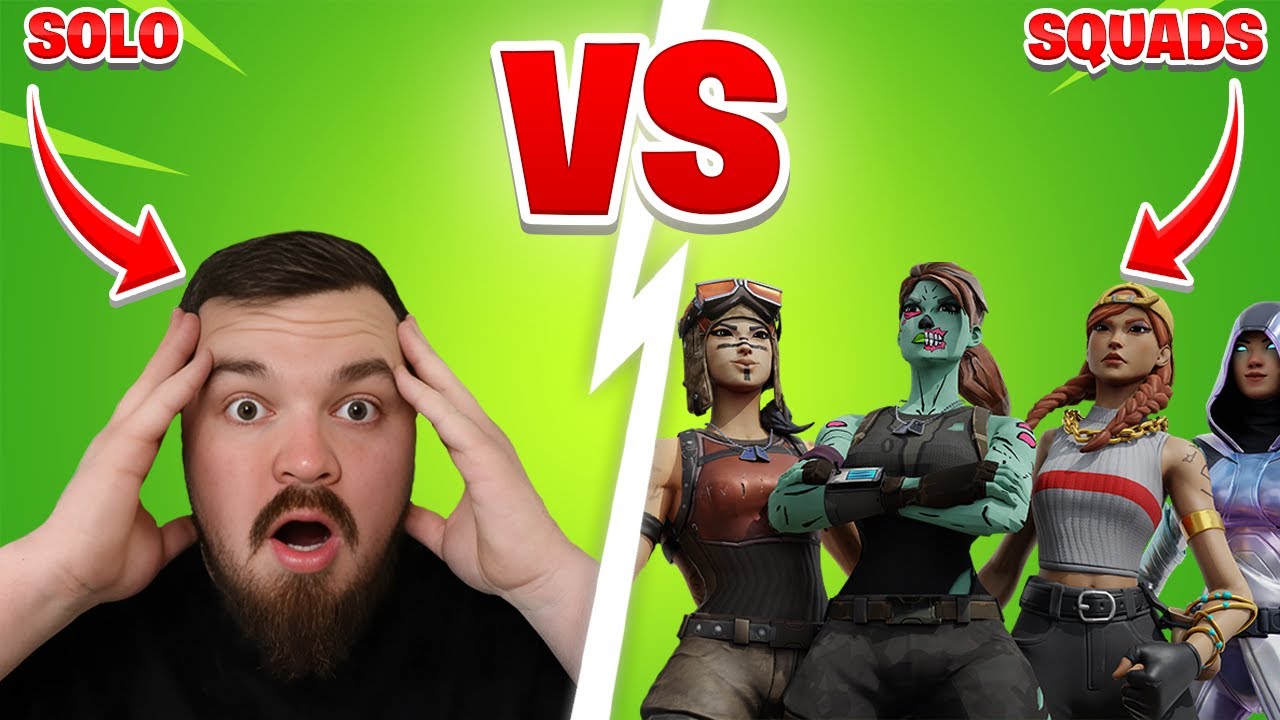 Can a Fortnite Noob Get A Solo VS Squad Win? - YouTube