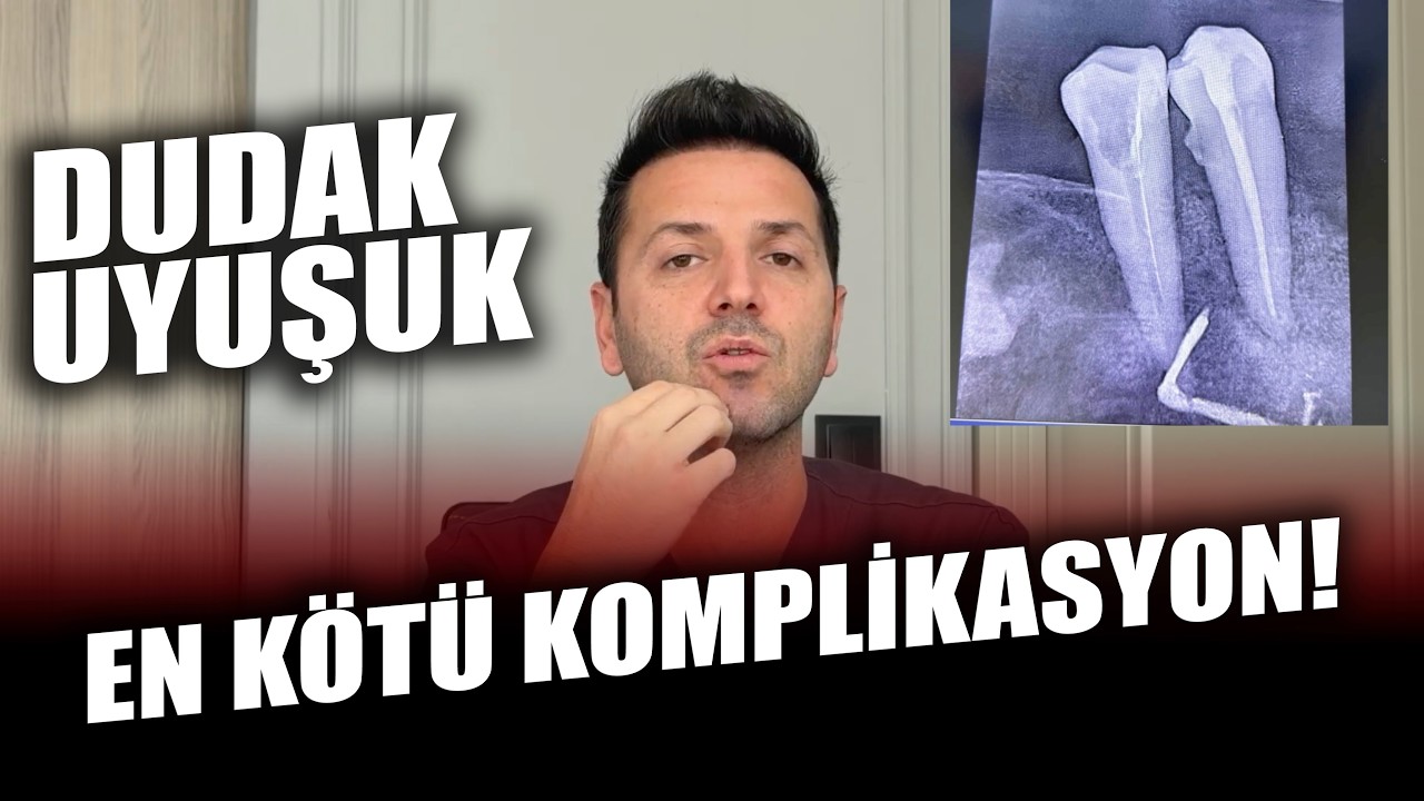 Mandibular Kanala Yabancı Cisim Kaçarsa Ne Olur? Dudakta Uyuşukluk, Kanal Tedavisi Dolgusu