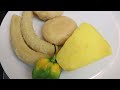 HOW TO MAKE JAMAICAN BOILED DUMPLING WITH YAM AND BANANA | GROUND PROVISIONS