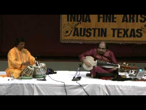 Pandit Swapan Chaudhuri accompanies Pandit Tejendra Majumdar Narayan