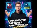 SAP Note Implementation Guide: SNOTE &amp; TCI for Beginners &amp; Experts | Boost Your SAP Skills