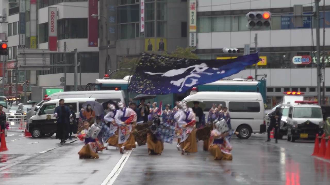 【公式】かざね 『おどるあほぉ』 東京よさこい アゼリア通り 25.10.11