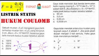 Soal Gaya Coulomb Kelas 9