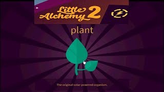 The previous combinations to make plant no longer works. here's a
working combination on how in little alchemy 2.