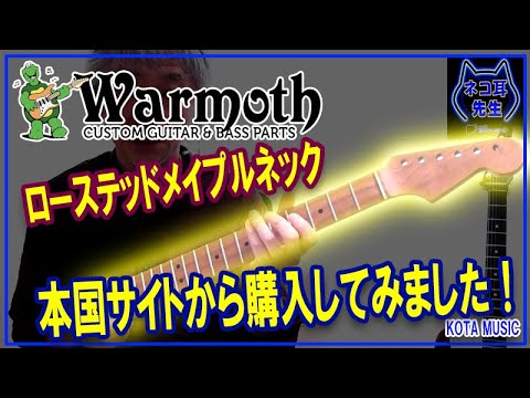 ギターパーツで超有名なWarmoth(ワーモス)本国サイトからネックを購入してみました！品質や注文方法などについて解説します。